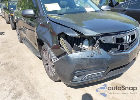 2015 Acura Mdx Technology Package из США, поврежденный, VIN 5FRYD4H41FB019445